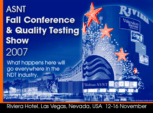 ASNT Fall conference 2007